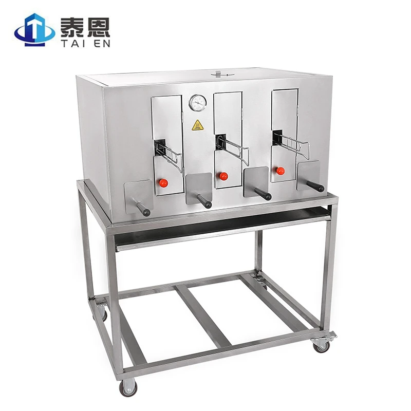 
Factory Wholesale Price 3 Holes Commercial Restaurant Use Smokeless Charcoal Fish Grill Machine 