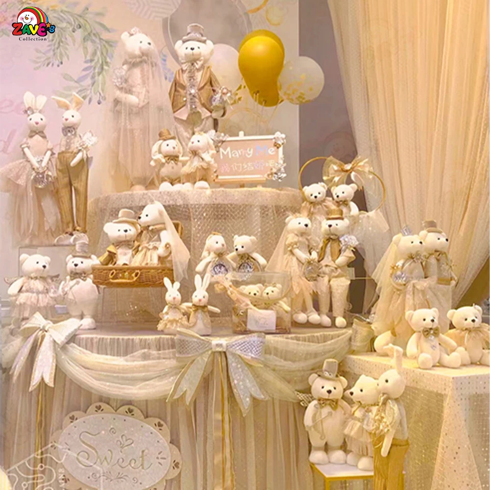 Bear 6-in Keychain beautiful cute Gifts Crafts for kids doll girl Bag Decoration birthday decor