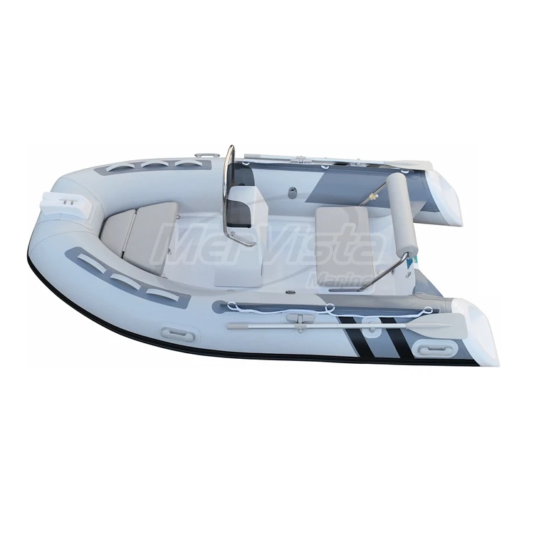 11ft Rib330 Orca Hypalon/PVC Semi-Rigid Fiberglass Open Fishing Tender Boat For Lake