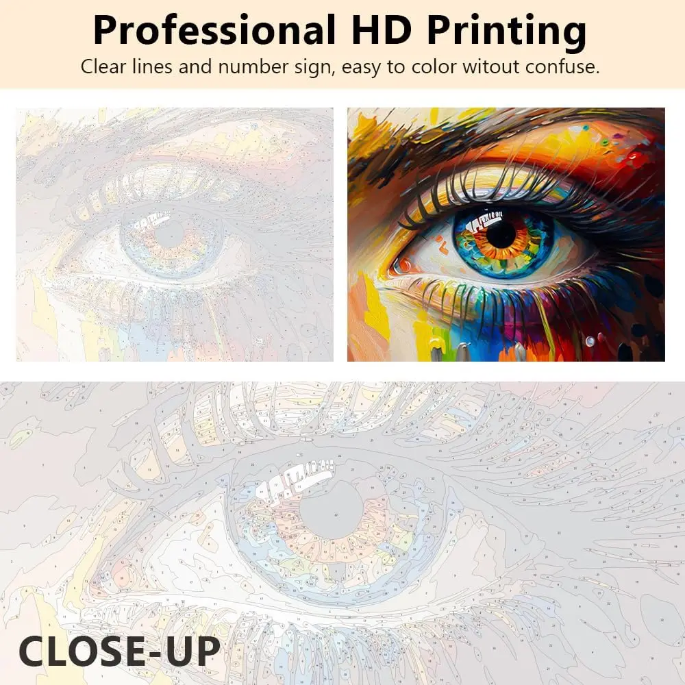 New Design Kits Paint by numbers Dropship custom paint by numbers paint by number assorted bulk