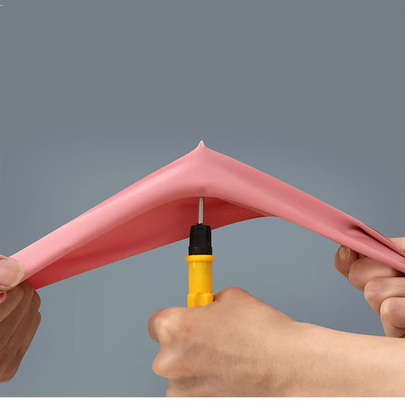 Factory wholesale household kitchen rubber gloves durable pvc waterproof cleaning gloves