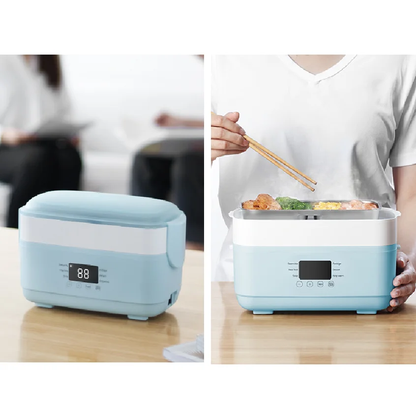 
Electric Lunch Box 2019 New Style Lunch Box with 3 Stainless Steel Sealing Containers 