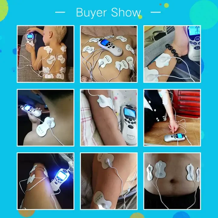 Full Body Physiotherapy Machine Electronic Pulse Muscle Stimulator Tens Unit Neck & Shoulder Massager Physical Therapy Equipment