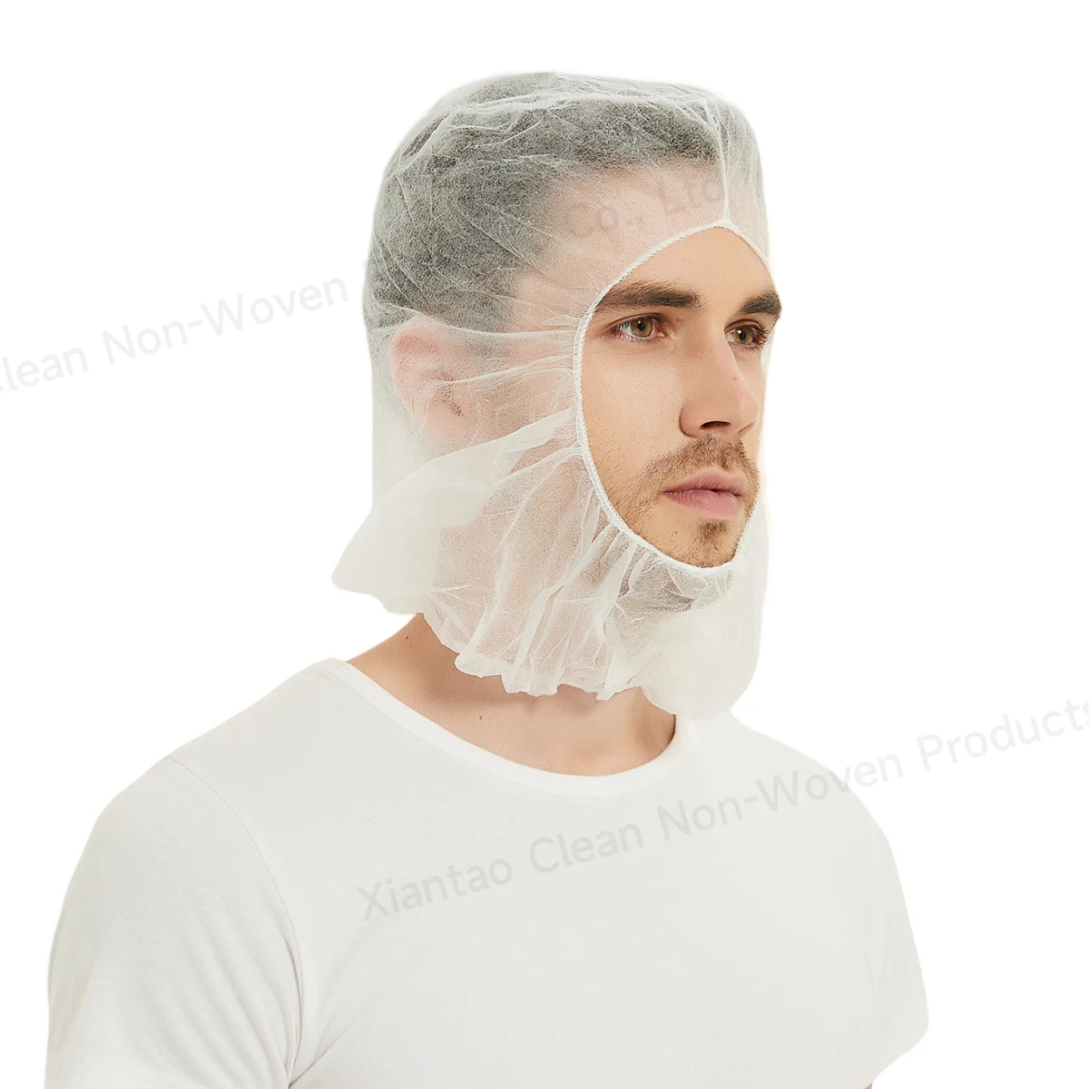 Disposable space cap oversized hood cover white medical hood hairnet food PP Cap Space Disposable Caps for Food factory