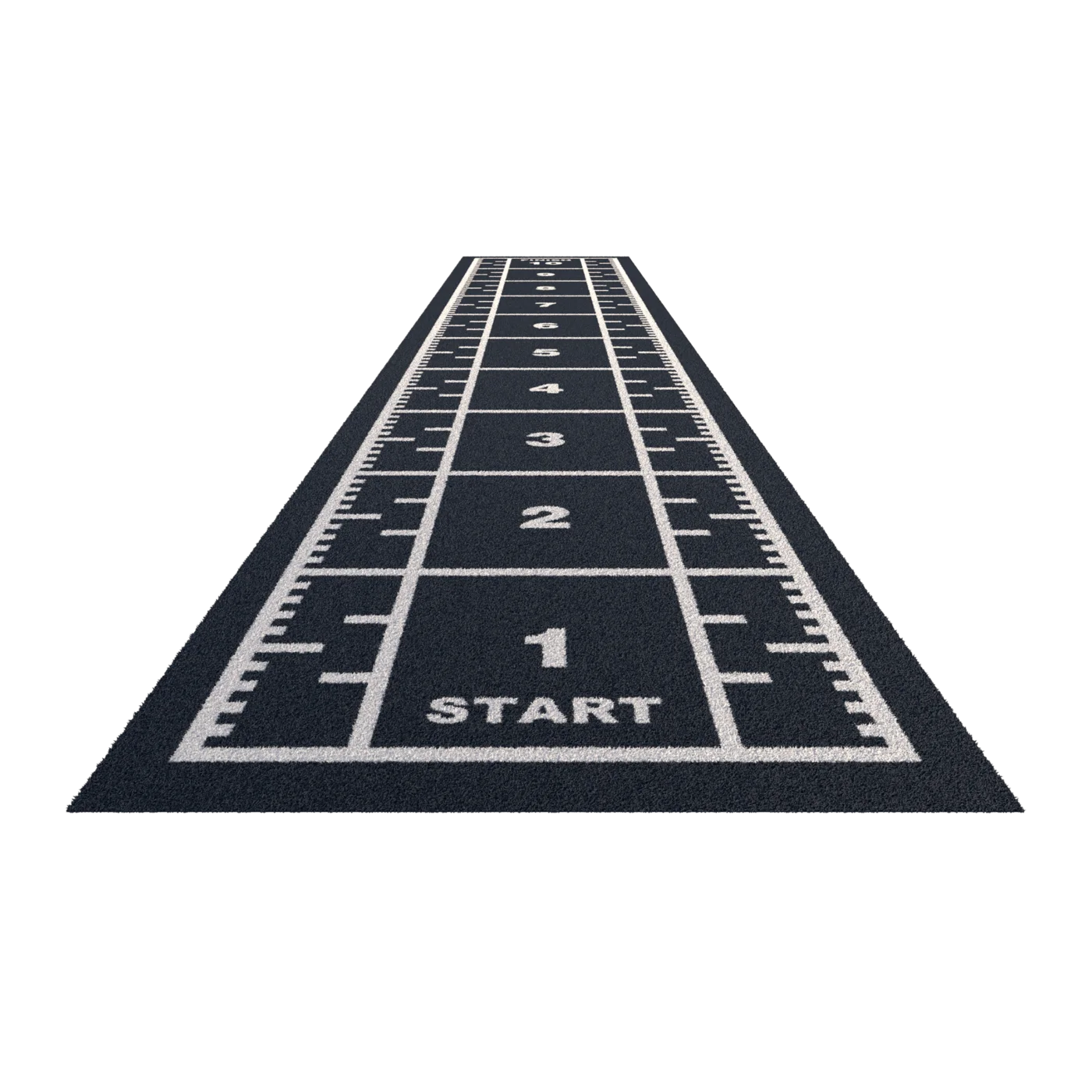 High Density Gym Flooring Turf Pull Sled Turf Meter Marked Gym Artificial Grass