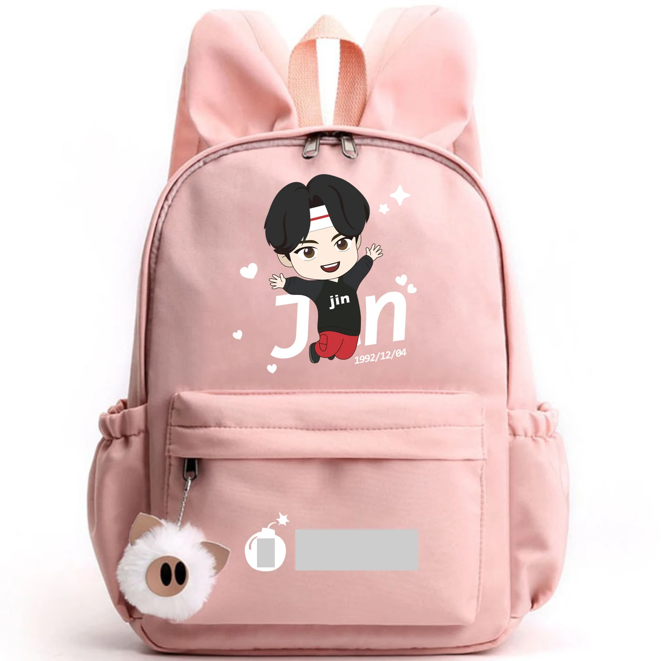 Bulletproof Youth League Q version cartoon anime schoolbag Korean version student large-capacity backpack