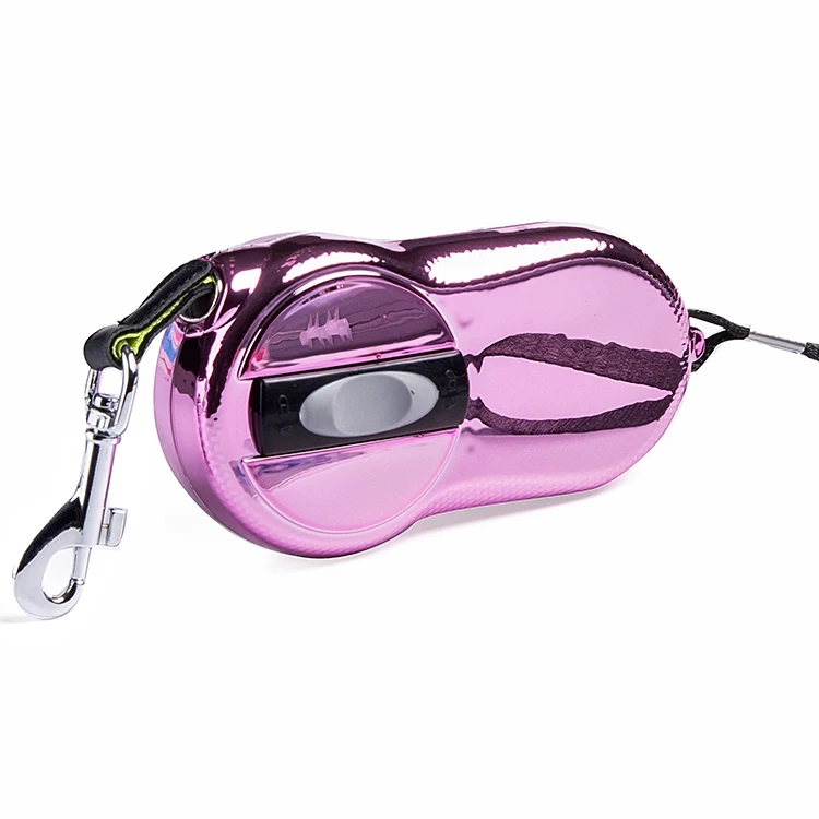 Pet Products Portable Lead Rope Collar Mini 2m Retractable Dog Leash 3 Days Reflective Correa Para Perro De Plastico Pink, Blue