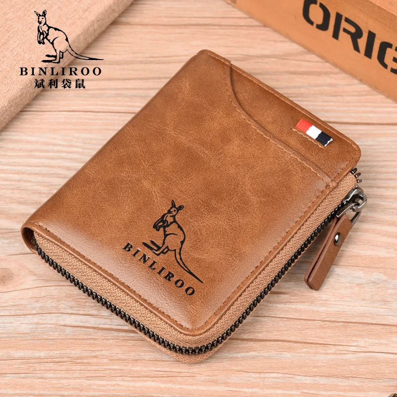 
Multi-functional multi-card PU leather driving license integrated retro leisure wallet for men 