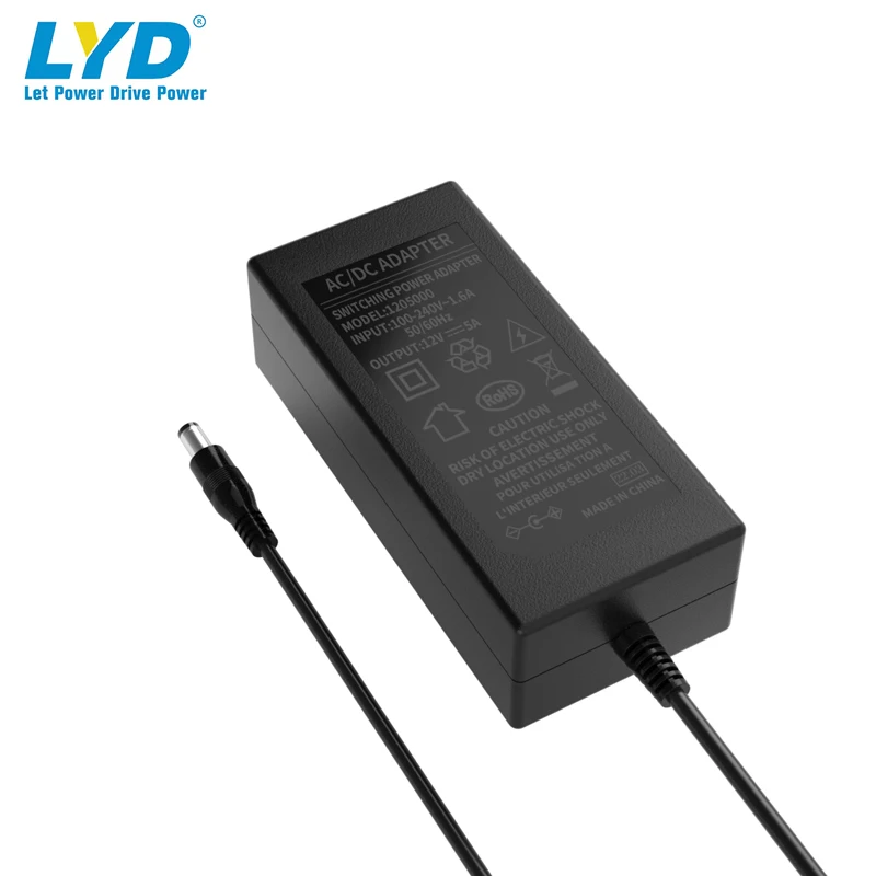 Адаптер питания 12 В 4 а, ЖК-источник питания, светодиодный светильник со световой полосой, импульсный источник питания