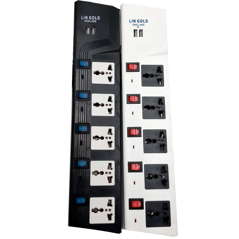2020 штепсельная розетка Великобритания с 2 USB-портами для