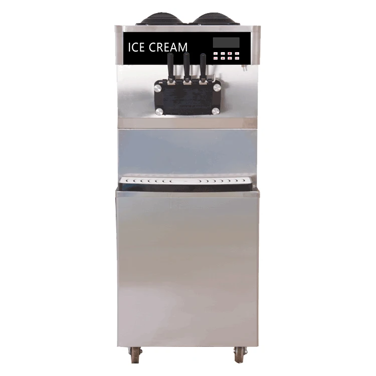 Industrial Food Truck  Soft Serve Ice Cream Machine with Pump