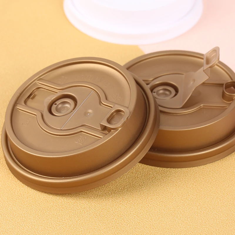 
90mm Leakproof PP Coffee Cup cover Lid For 8oz 12oz 16oz Paper cups and Plastic cups 