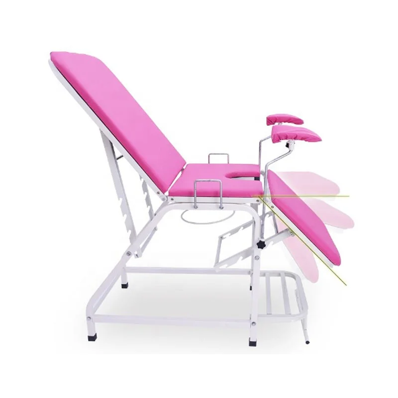 Manual gynecological bed price low quality high sale stainless steel material