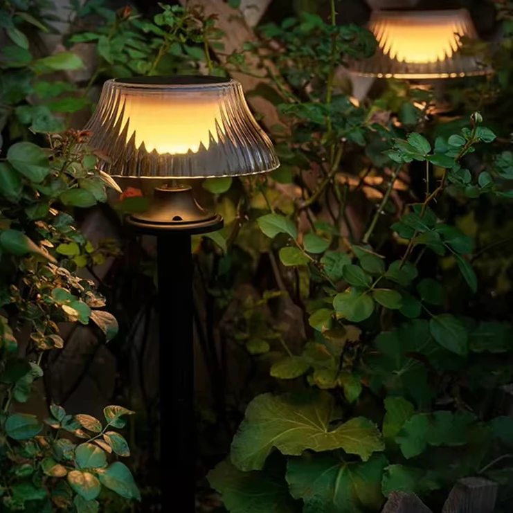 Solar Outdoor Lawn Lights Long Lasting Waterproof Solar Powered Outdoor Lights for Pathway Garden Lawn Patio Walkway Driveway