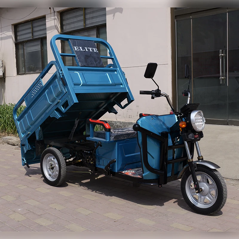 China cheap price 1000W Electric Tricycle motorized tricycles 60V high speed three-wheeled motorcycle Electric Cargo Tricycle