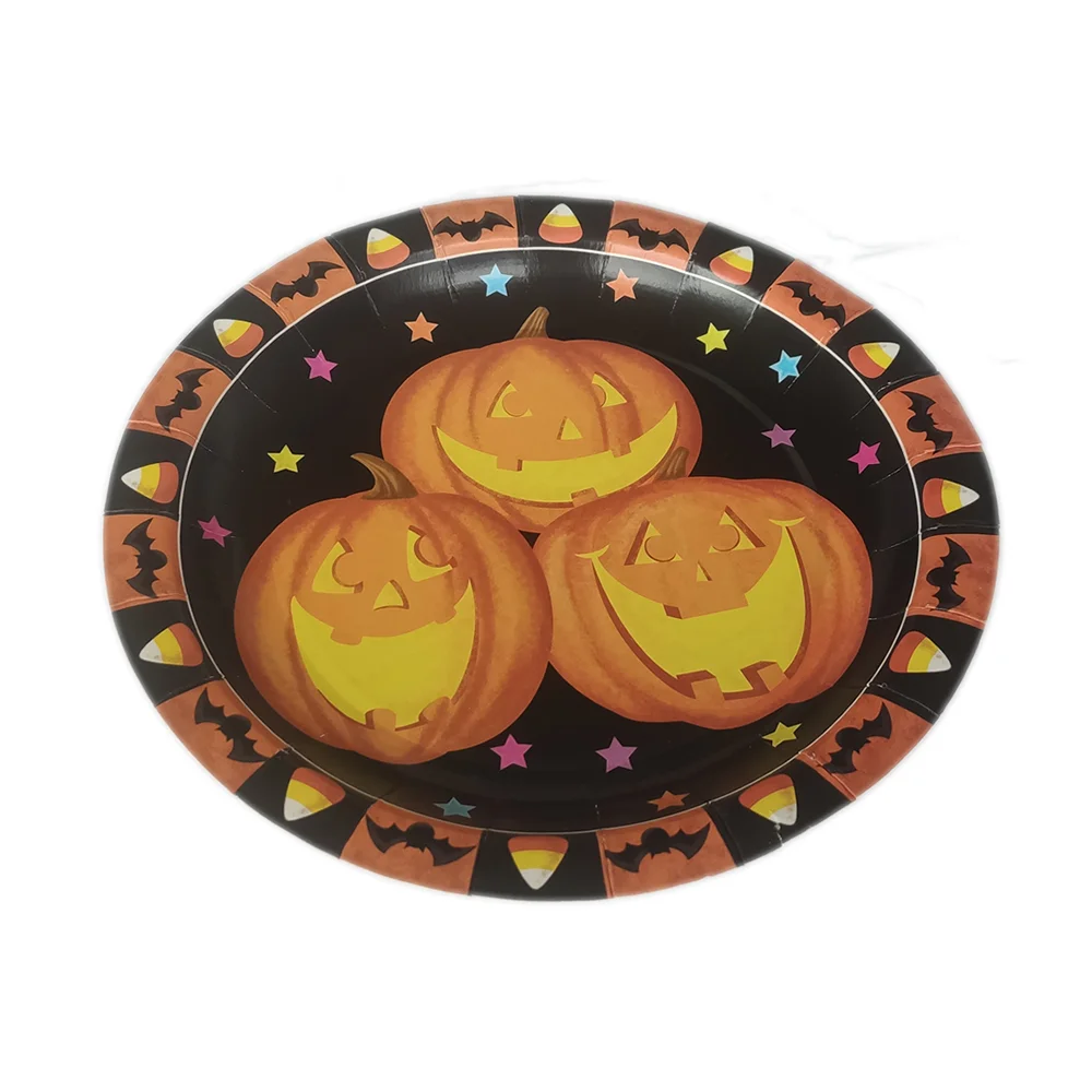 Halloween party use paper plate disposable paper plate