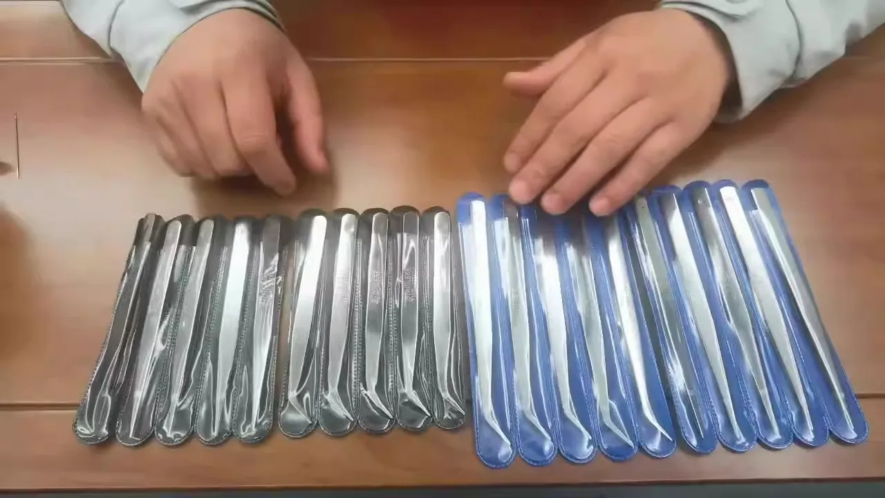 12.5/14.5cm tweezers, pointed curved tweezers, thickened straight tweezers, stainless steel elbow tweezers Nail tweezers