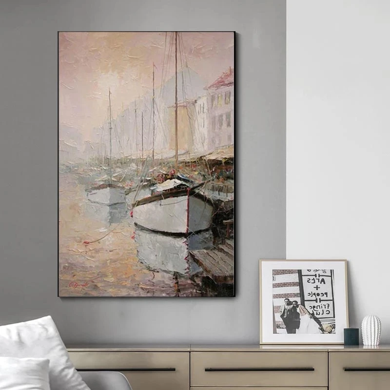 Hot Selling usa Etsy dropshipping Home Decor Painting modern oil painting 100% handmade oil painting