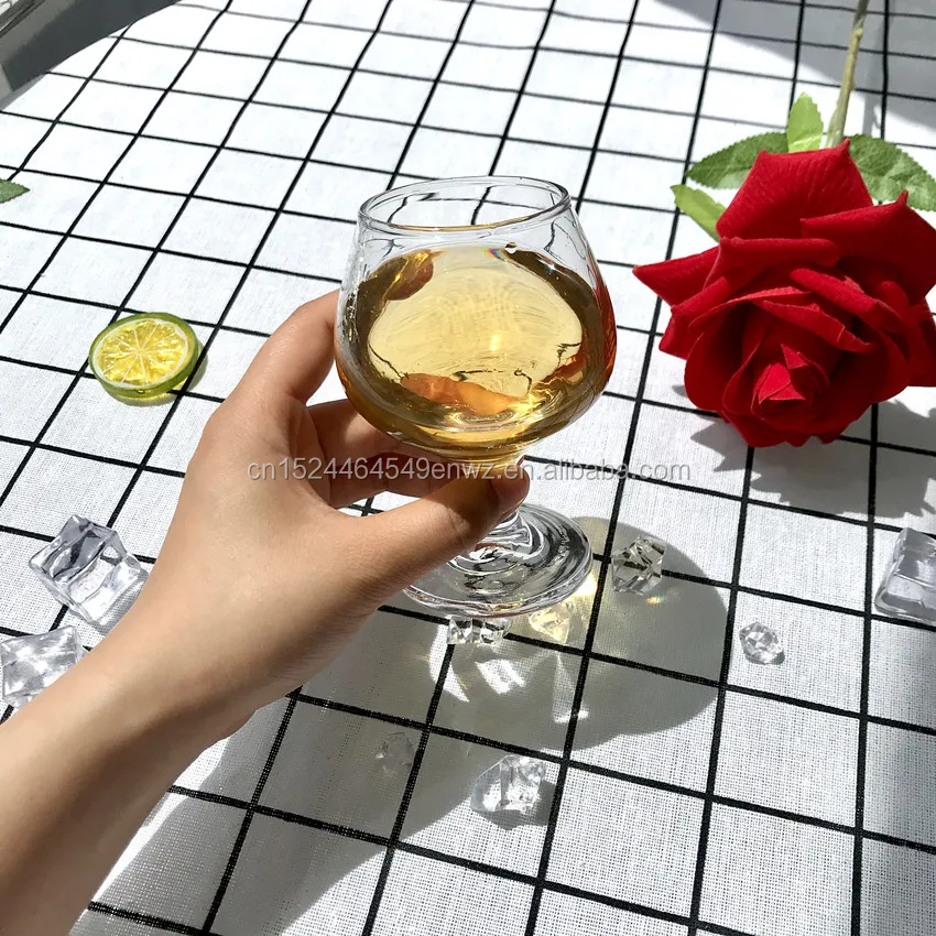 fashion creative  wholesale   brandy  shot glass  whiskey  wine  glass cup