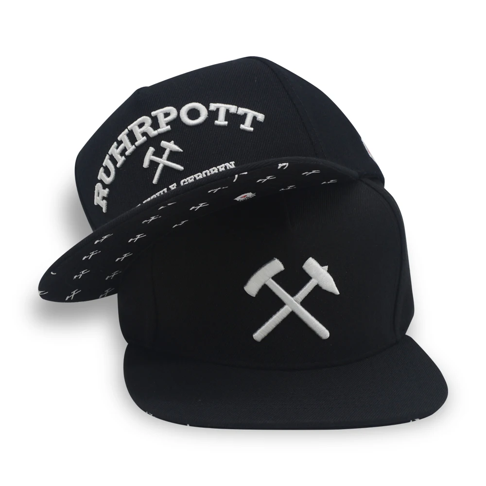 Wholesale 6 panel acrylic vintage custom snapback cap embroidery hat manufacturer  Casquette de baseball Gorras de beisbol