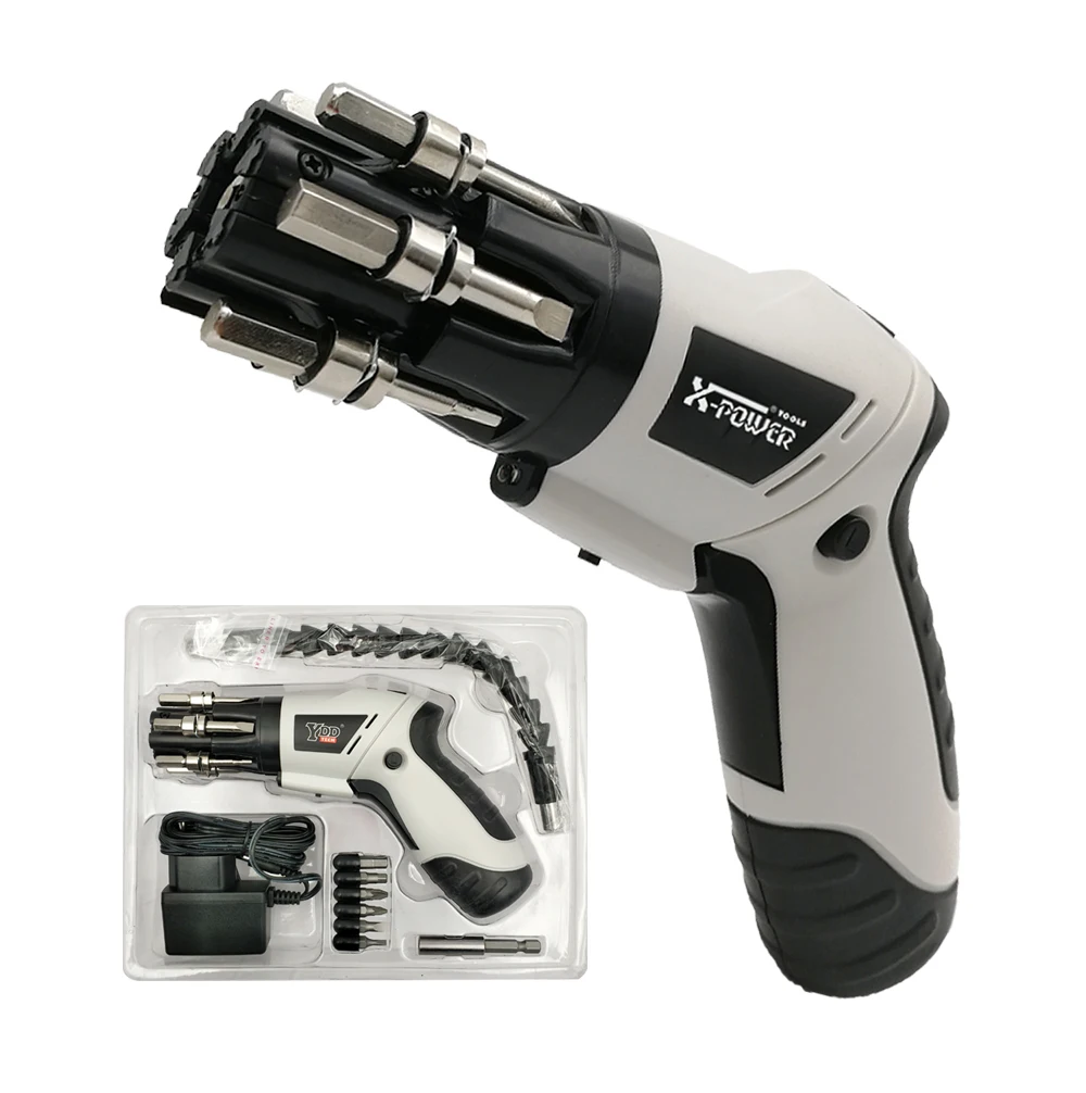 X-POWER 4.8V KCS615A-M8B Cordless Screwdriver 6 quick change bits DIY Homeuse Ni-cd battery Ready to ship manufacture price