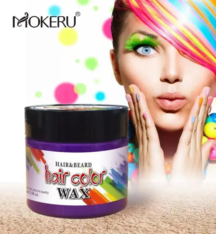 mokeru 60g hair color clay private label in hair styling products from  wholesale