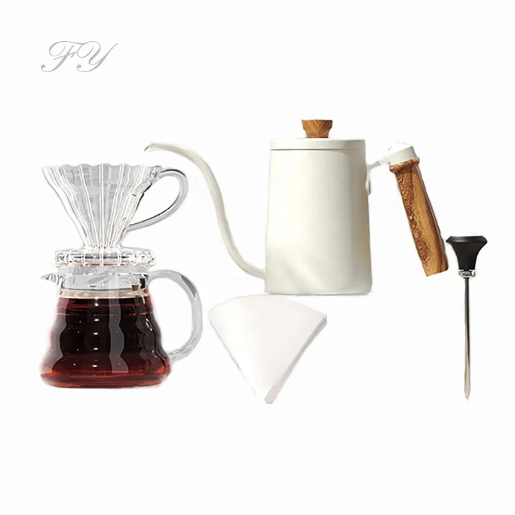 Home coffee gift box set handmade coffee drip coffee pot