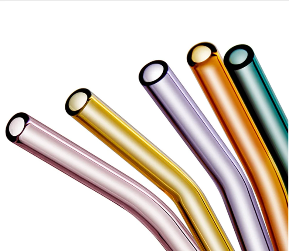 Китайская красочная боросиликатная солома из стекла