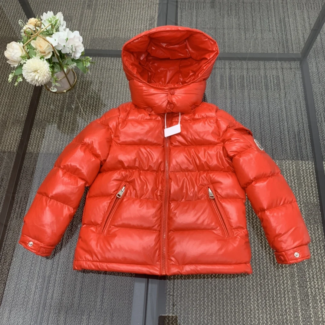 2024 Hot Sale Baby Hooded Down Jacket Kids Thicken Warm Winter Coat Outerwear For Boys&girls