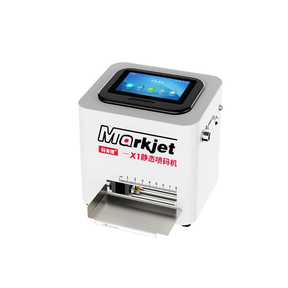 Automatic Expiry Date Tabletop Batch Code Coding Machine Intelligent Desktop Static Inkjet Printer