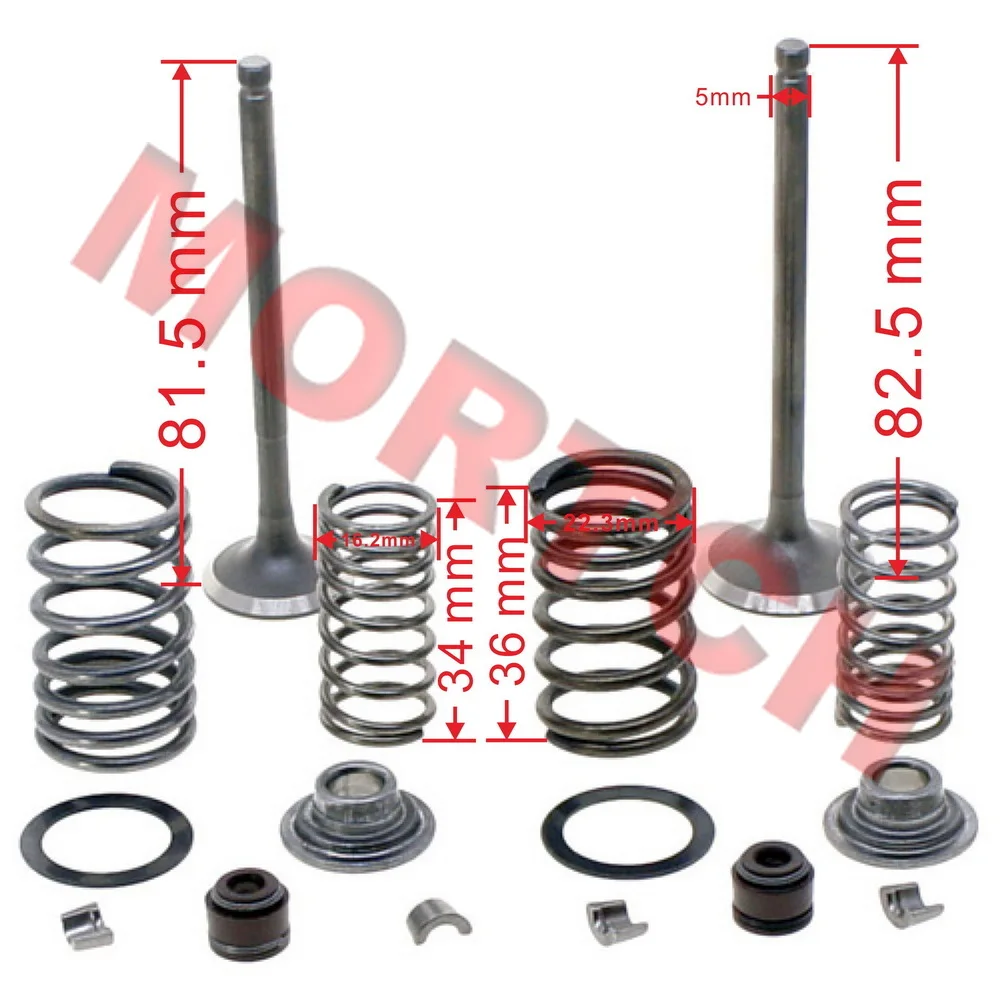 SYM 125cc Inlet/Exhaust Valve Assy