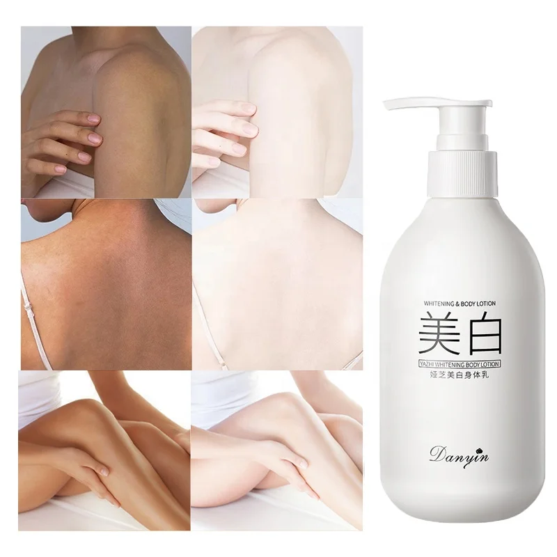 Private Label Bleaching Whitening Body Lotion Milk Niacinamide Moisturizing Whole Body Whitening Lotion
