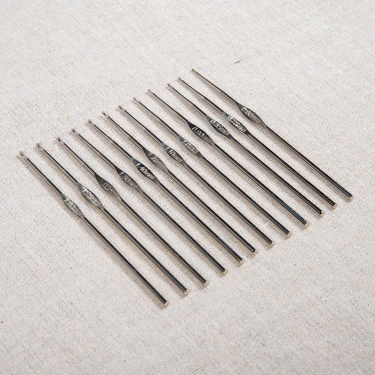 Metal Stainless Steel Crochet Hook Set Sweater Knitting Tools Single Head Crochet Hook Complete Specifications