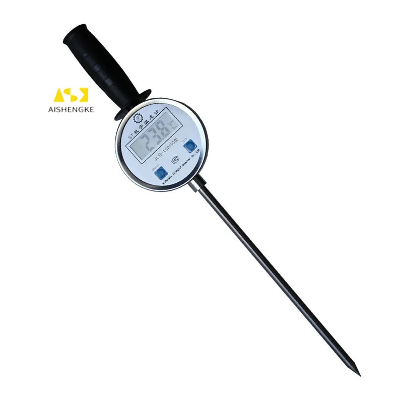 ASK Manufacture Handheld Digital Thermometer Handle Thermometer Haystack Grain Insertion Probe Rod Reactor thermometer