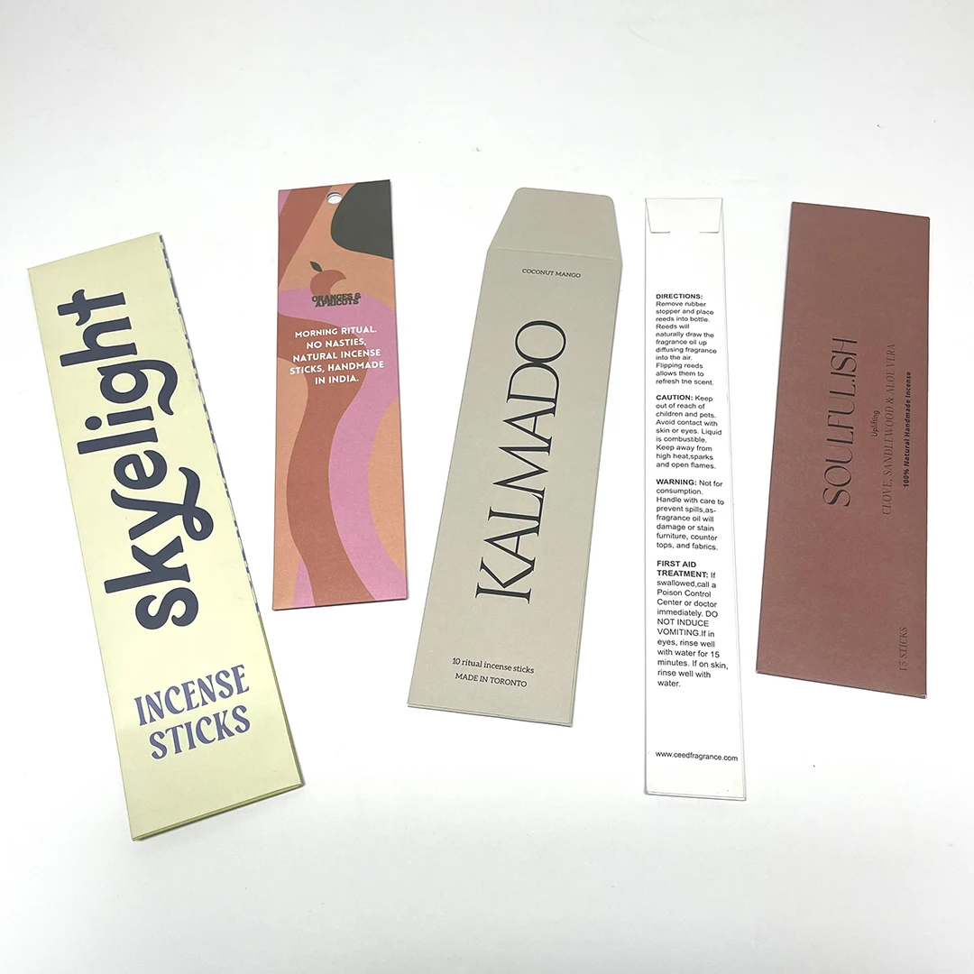 Hot-selling Custom Made Cardboard Envelope Incense Stick Packaging Box Paper Envelope Packaging