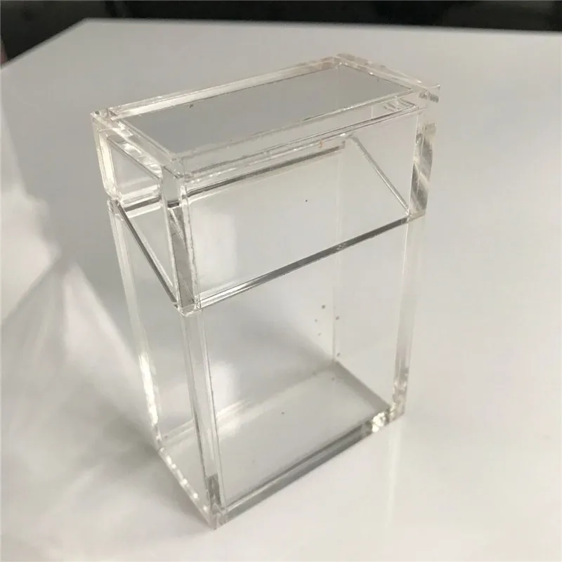
Customized High quality Manufactory Transparent Acrylic perspex smoke box acrylic cigarette case holder 