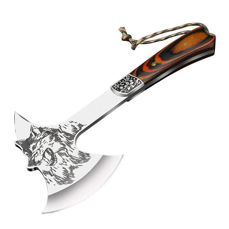 Hatchet Axe  Battle   Camping Factory Camping Hunting Survival Tactical Fiberglass Handle Tomahawk