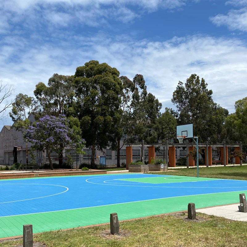 ZSFloor 25 X 30 Basketball Outdoor Multi Sports Court Waterproof Outdoor Basketball Court Cover
