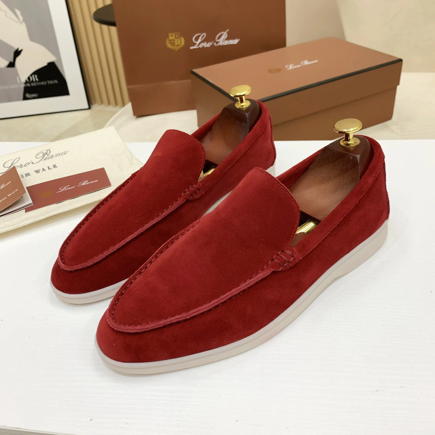 Best Selling Custom Mens Casual Shoes Light Weight Slip-on Loafers Driver Bean Genuine Leather Dress Shoe for Men and Wome