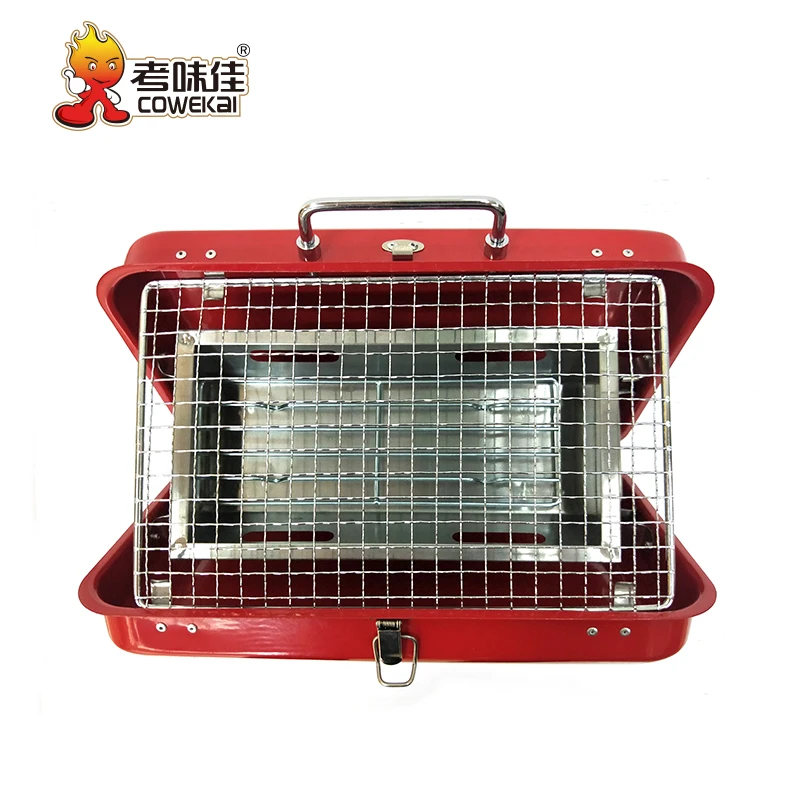 Factory OEM ODM Foldable Folding portable charcoal BBQ Barbecue Grill Outdoor