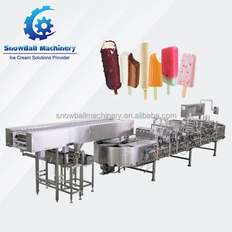 Molded stick ice cream equipment ice cream popsicle complete line freeze pop machine