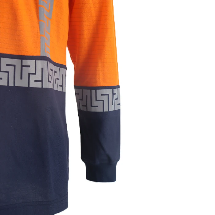 Огнестойкая Антистатическая контрастная рубашка огнестойкая с длинным рукавом FR контрастные рубашки