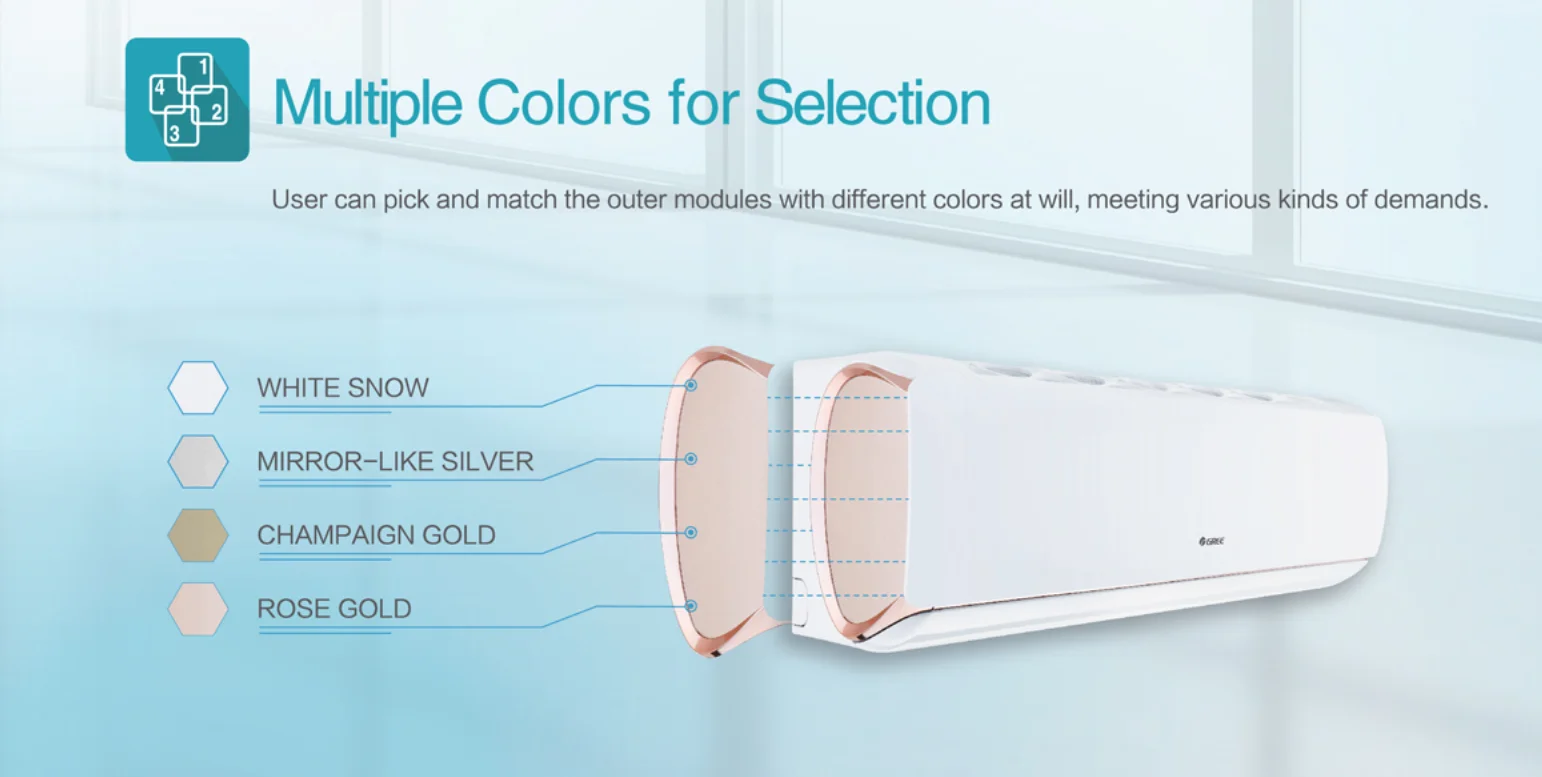 Wholesale 9000-24000BTU split unit air conditioner wall mounted