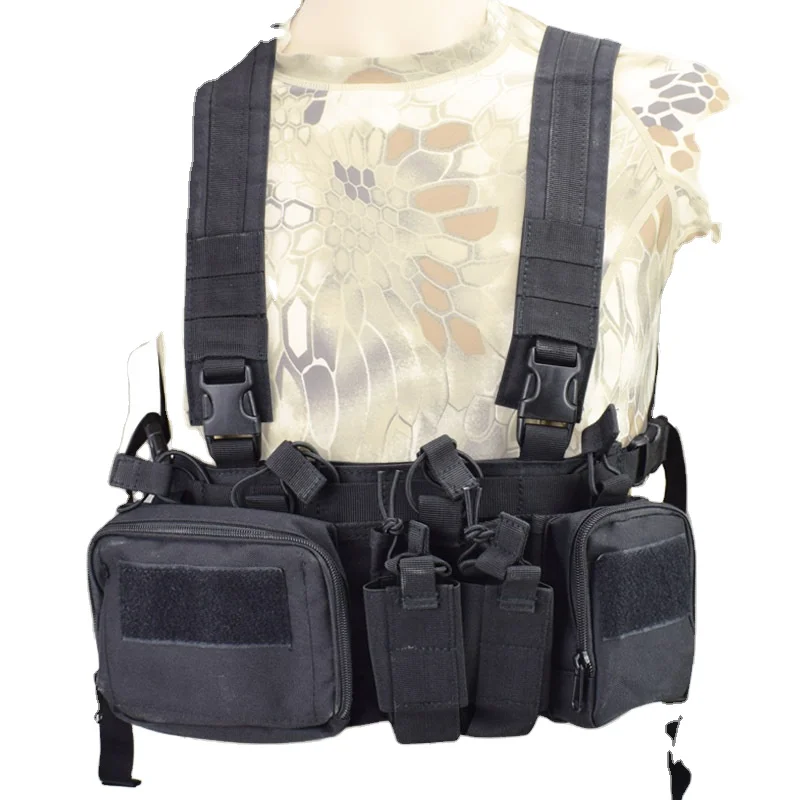 Lightweight Tactical Belly Band 1000D Camouflage Chest Vest Multi-Functional Tactical Vest Vest