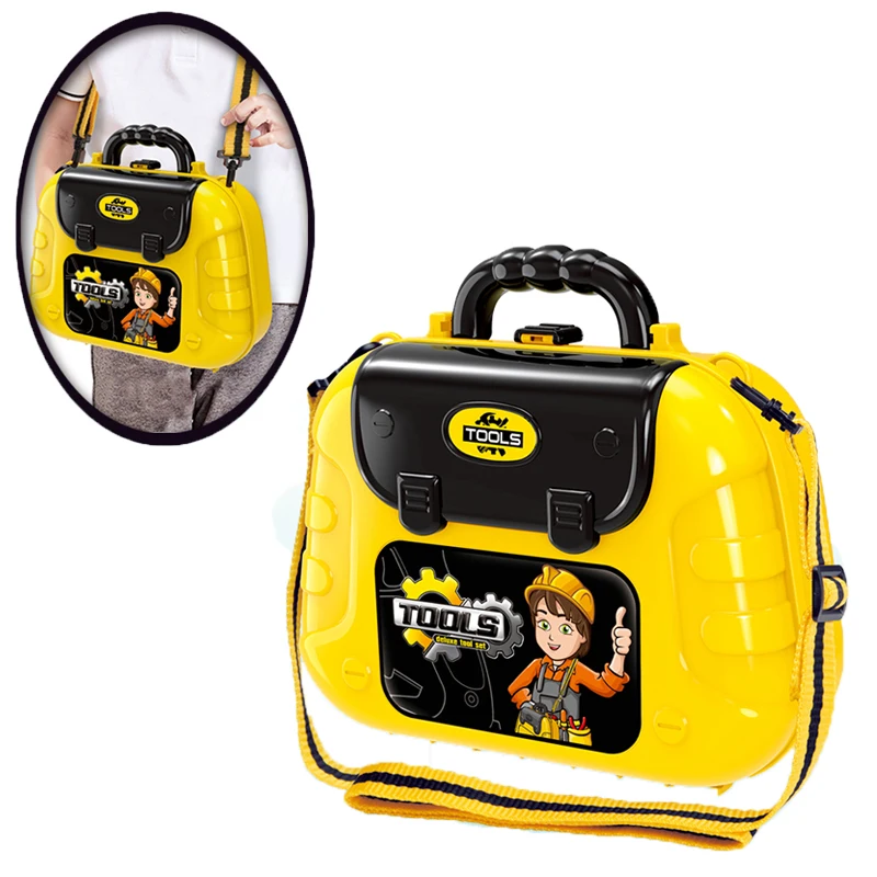 2 in 1 Tool Kit Backpack Toy Building Toys Set Easy Carry
