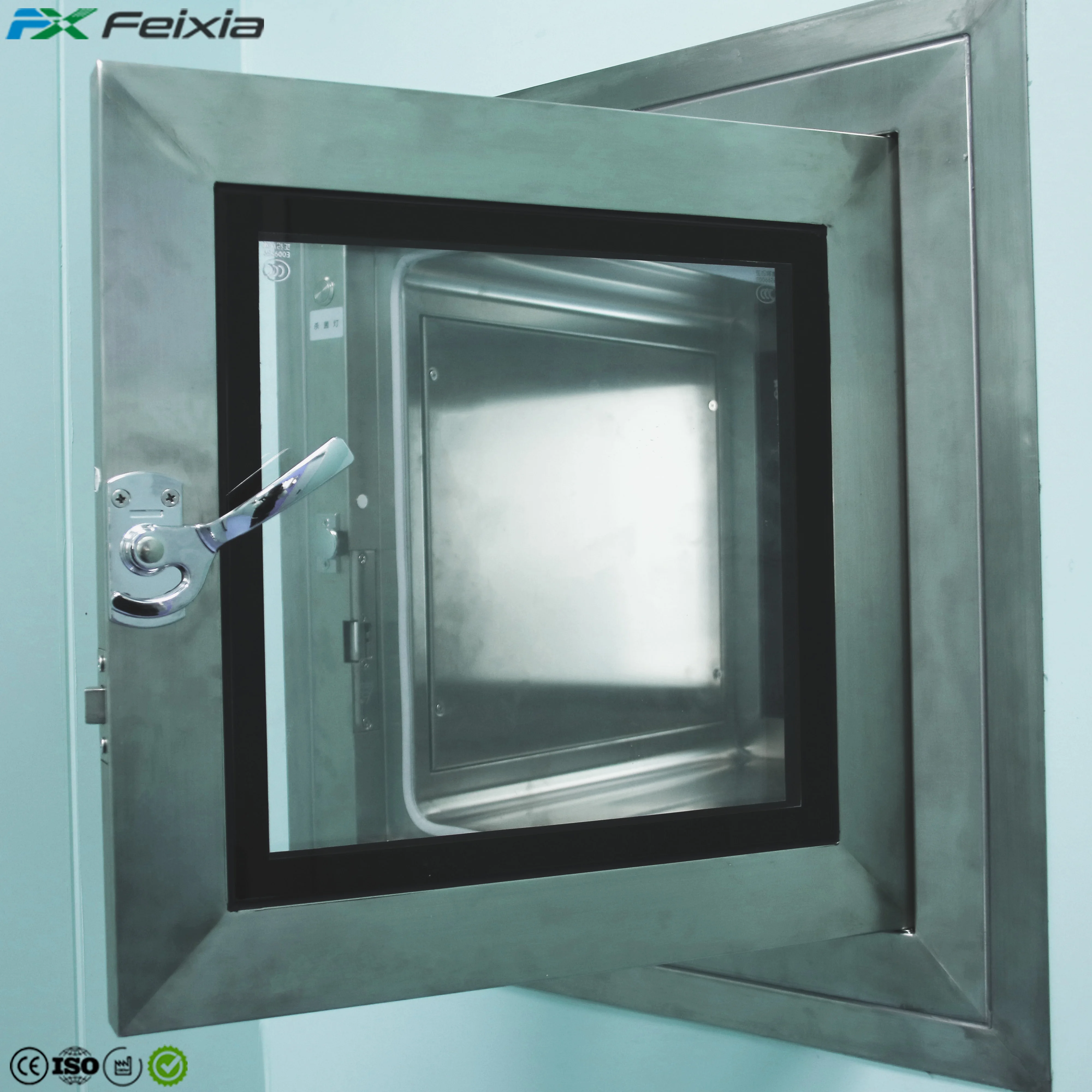 Professional Laminar Air Flow Transfer Through Window For Hospital Clean Room Active Dynam Pass Box