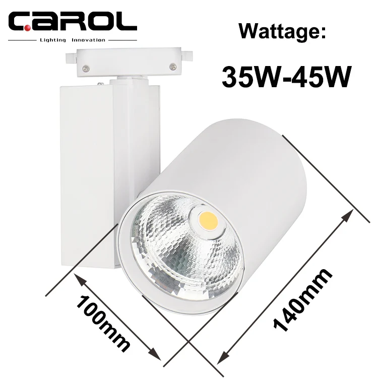 ce rohs hot selling 5500lm super bright no flicker led focus track light 50w