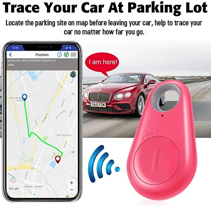 Anti-lost alarm keychain sound anti plastic promotional soft lost key finder