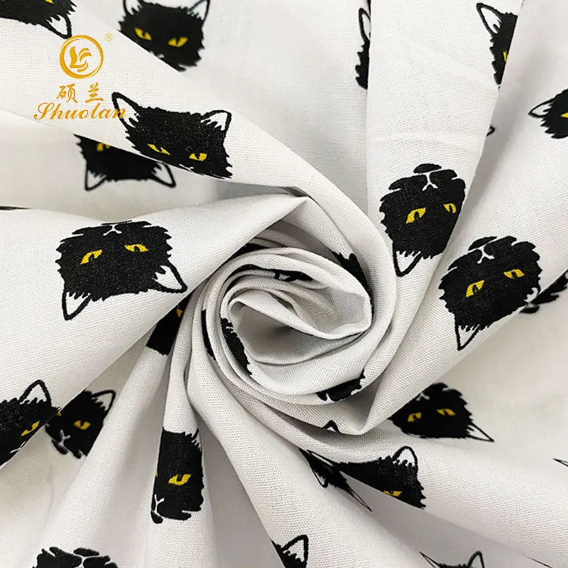 Design Fabric 2023 New Jacquard 100% Cotton Egypt Cotton Shirts for Men T Shirts Poplin Fabric Woven Lightweight Printed 120gsm