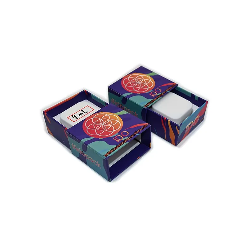 Wholesale 5ml 7ml 9ml Transparent Round Child Proof Safe Concentrates Glass Jars  Child Resistant  with magnetic box